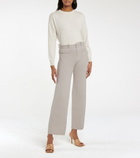 Deveaux New York - Pearl wool and cashmere pants