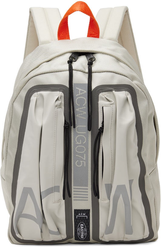 Photo: A-COLD-WALL* Gray Eastpak Edition Logo Backpack