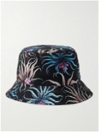 Endless Joy - Night Palm Printed TENCEL™-Blend Twill Bucket Hat