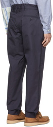 Engineered Garments Navy Cotton Twill Andover Trousers