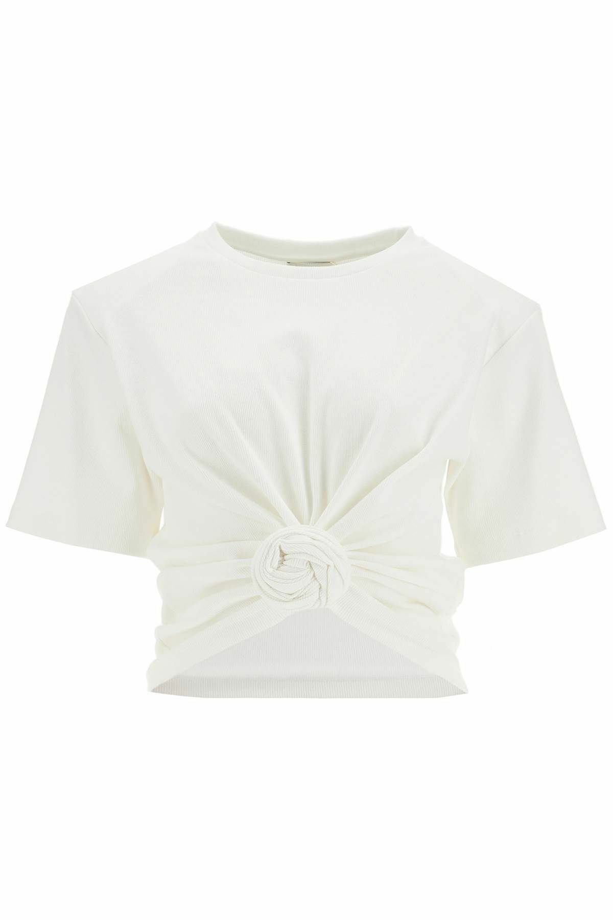 MAGDA BUTRYM knotted t-shirt White Magda Butrym