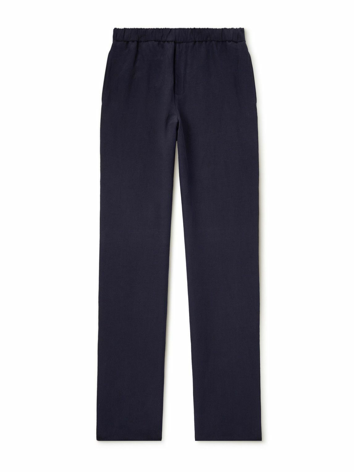 Loro Piana パンツ ブルー系 Made In Italy Loro Piana long pants easy pants blue cotton linen size 54
