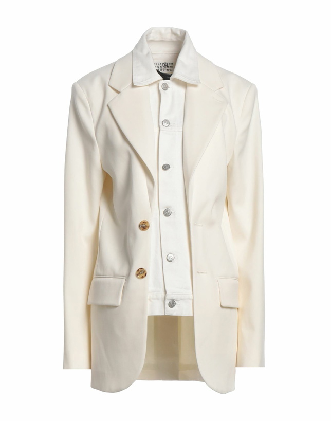 Photo: Mm6 Maison Margiela Womens Blazer Cream