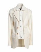 Mm6 Maison Margiela Womens Blazer Cream
