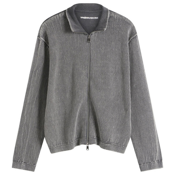 Photo: MKI Men's Presented by END. Pigment Dyed Loose Gauge Track Jacket in Pigment Grey