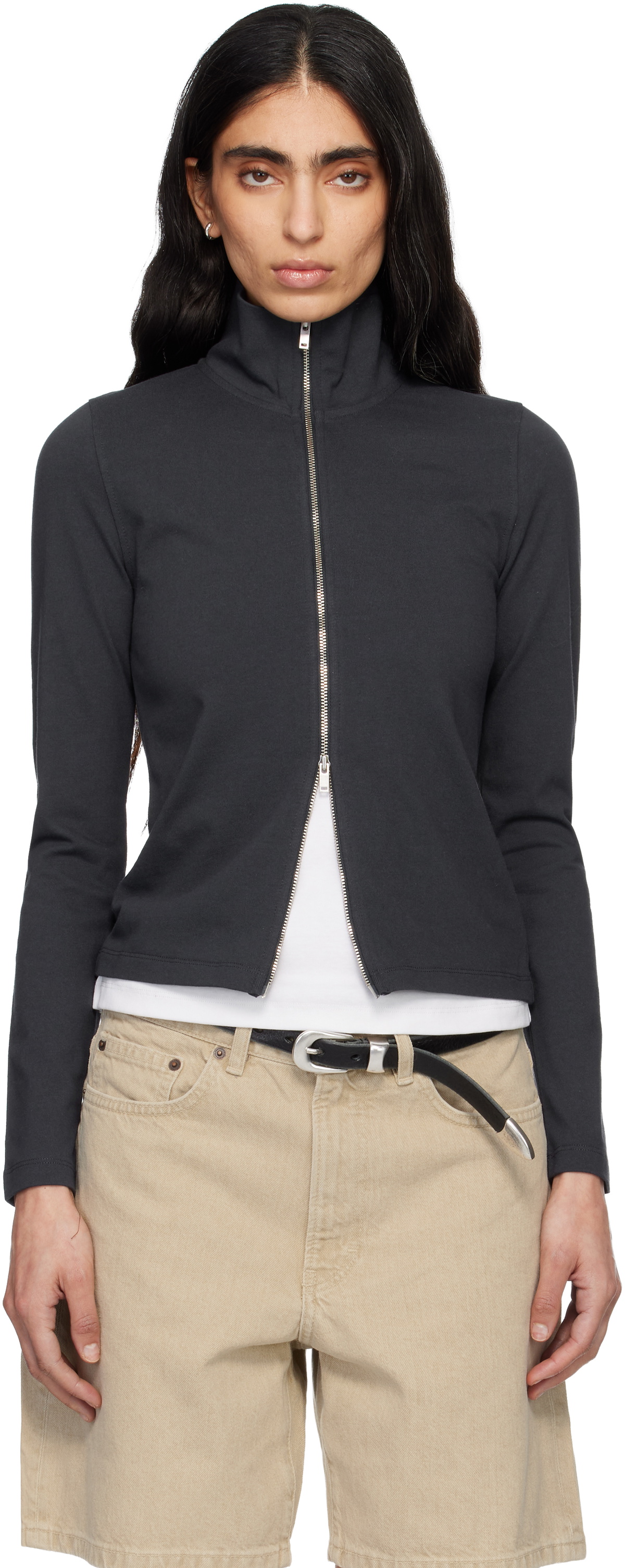 JEANERICA Navy Olive Track Jacket