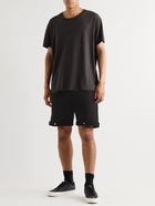 Les Tien - Straight-Leg Cotton-Jersey Shorts - Black