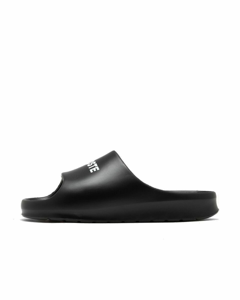 Photo: Lacoste Serve Slide 2.0 1241 Cma Black - Mens - Sandals & Slides