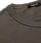 TOM FORD - Stretch-Cotton Jersey T-Shirt - Green