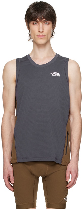 Photo: UNDERCOVER Gray & Brown The North Face Edition Tank Top