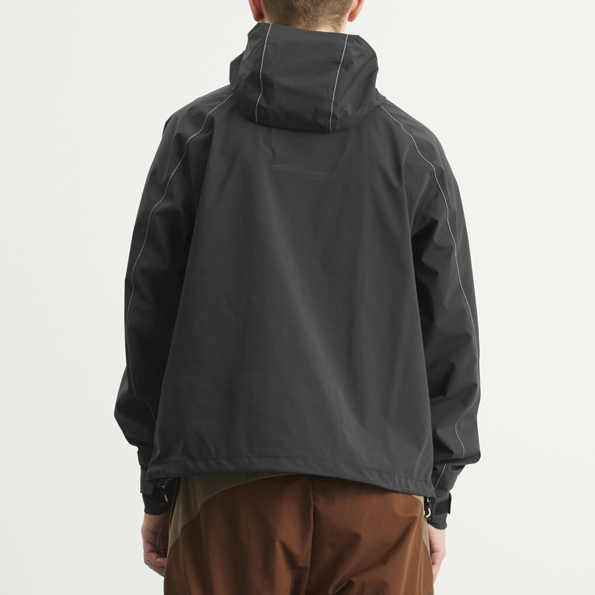 KA_YO_Prototype Men's 3-Layer Shell Jacket in Black