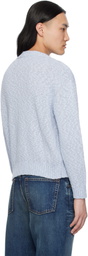 Carne Bollente Blue 'Ti Amo' Cardigan