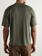 Portal - Lateral Peak Logo-Print Recycled-Jersey T-Shirt - Green