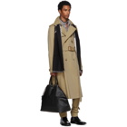 Alexander McQueen Beige Harness Light Trench Coat