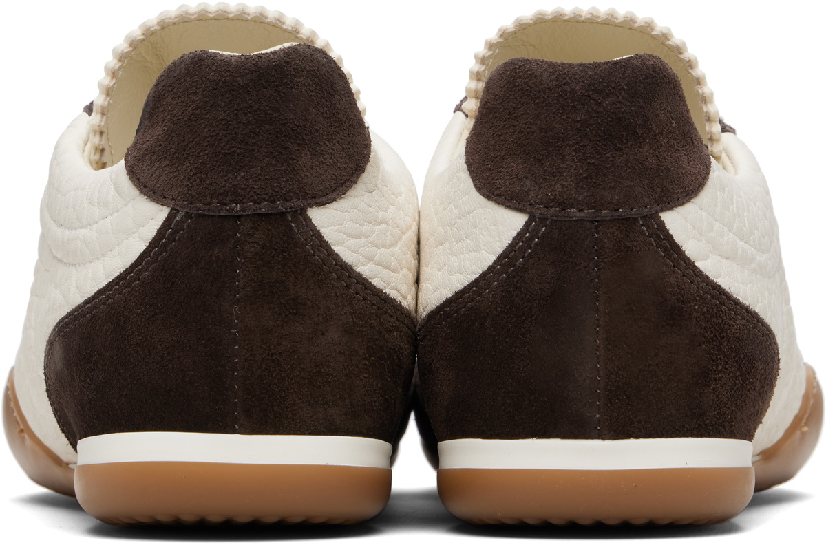 Weekend Max Mara White & Brown Wkalancia Sneakers
