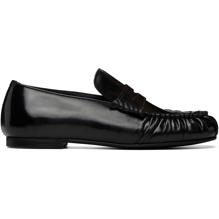 Photo: Alohas Black Aven Leather Loafers