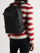 SAINT LAURENT - City Trekking Leather-Trimmed Shell Backpack