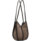 HEREU Taupe Calella Bucket Suede Bag