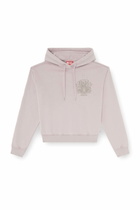 Diesel Hoodie with prints and rhinestone studs - Sweaters - Woman -