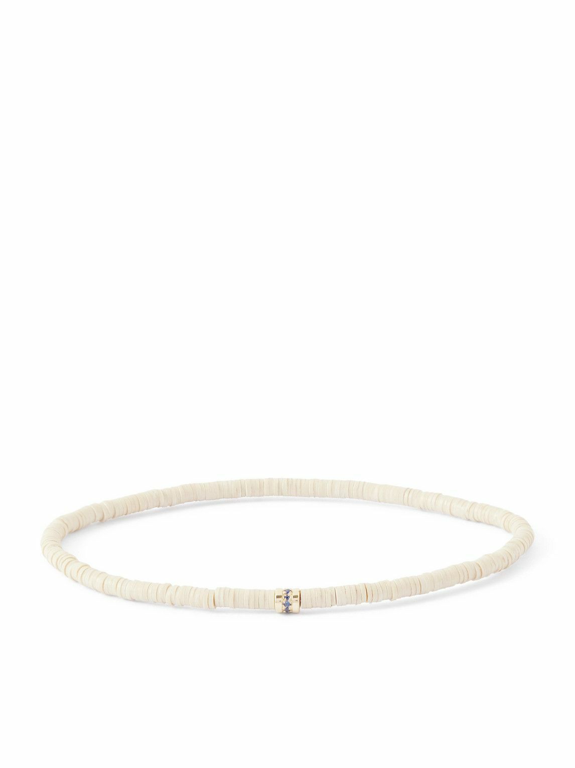 Luis Morais - 14-Karat Gold Sapphire Beaded Bracelet