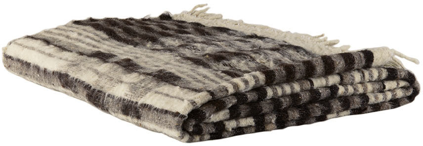 Luna Del Pinal Gray Wool Throw