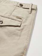 Incotex - Tapered Cotton-Blend Trousers - Neutrals