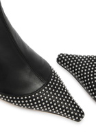 Aeyde Roe Studded Leather Ankle Boot Black