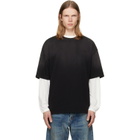 AMIRI Black Bandana Patch Oversized T-shirt
