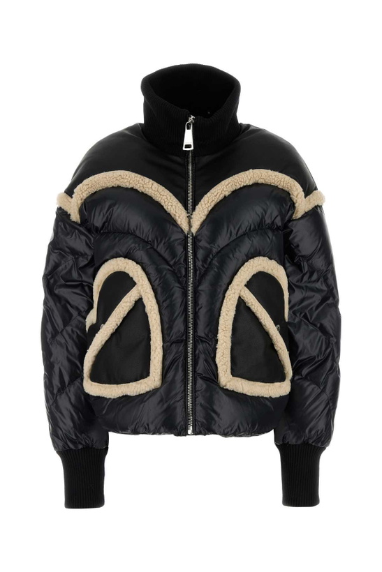Photo: Khrisjoy Black Nylon Corazon Down Jacket