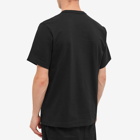 Helmut Lang Men's Metallic Patch Logo T-Shirt in Black