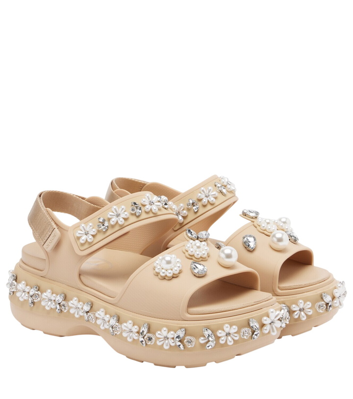 Photo: Simone Rocha x Crocs embellished platform sandals