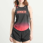 Nike Women's Arswft Tank Top in Black/Bright Crimson/Metallic Silver