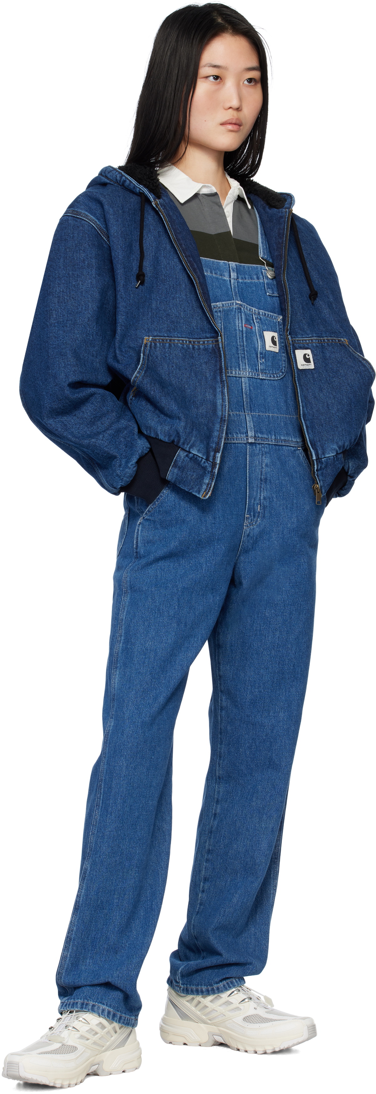 carhartt アクティブジャケット デニムボンバー CarHartt(カーハート) USA製アクティブジャケット インディゴ
