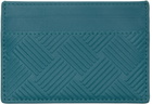 Bottega Veneta Blue Calfskin Card Holder