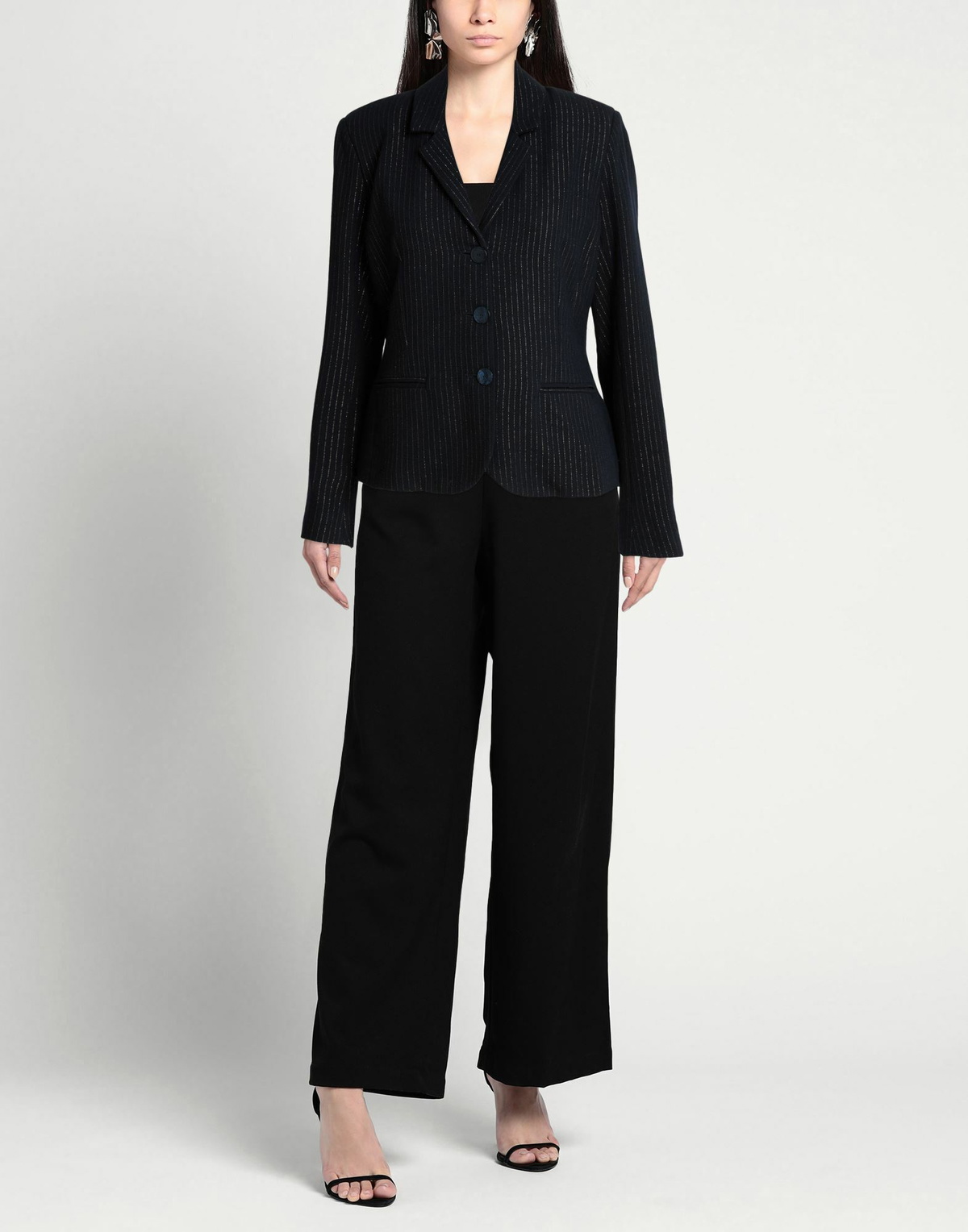 Alessia Santi Womens Blazer in Black