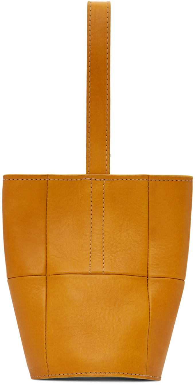 Cawley Yellow Mini Bucket Bag