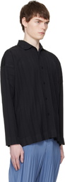 HOMME PLISSÉ ISSEY MIYAKE Black Edge Ensemble Shirt