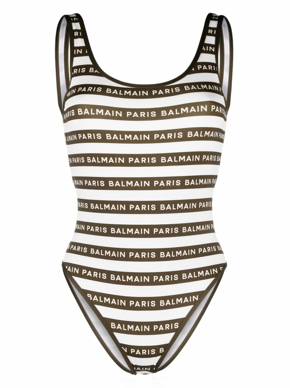 Balmain Girls Logo Swimsuit in Black