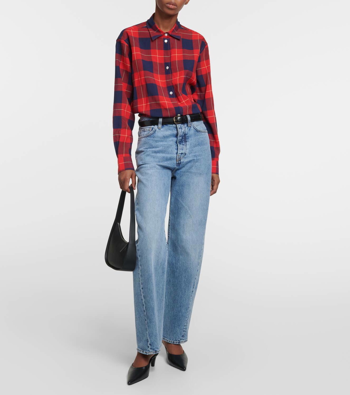 Toteme Oversized tartan shirt Toteme