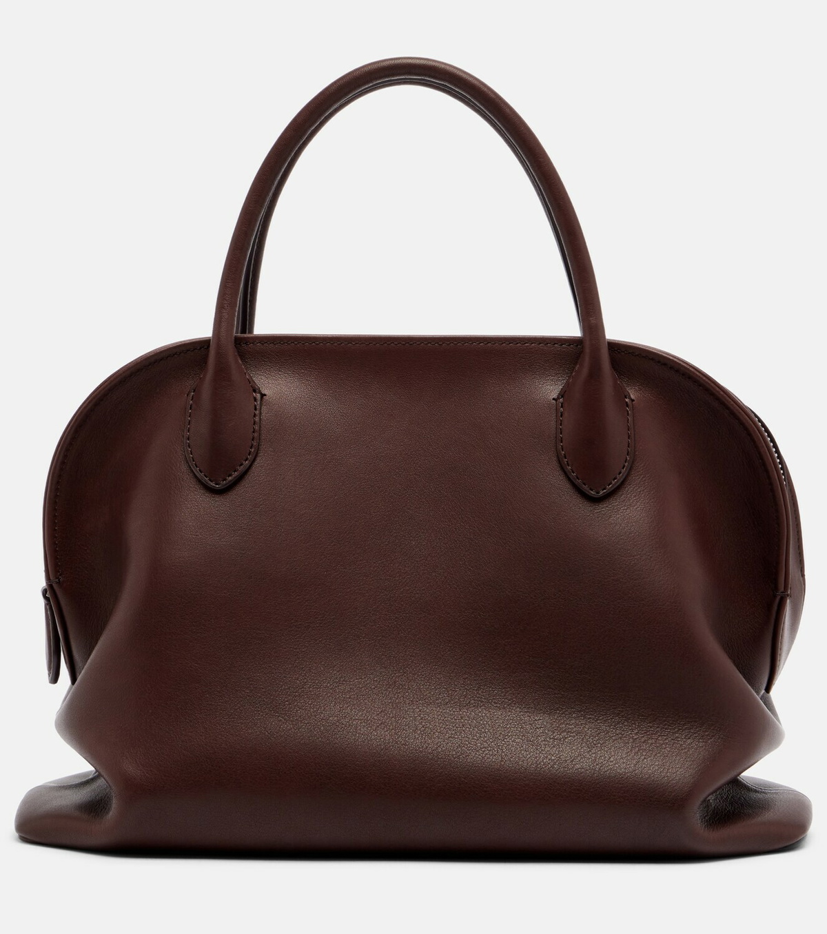 The Row Agnes 12 leather top-handle bag