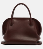 The Row Agnes 12 leather top-handle bag