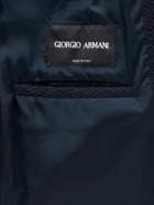 Giorgio Armani - Unstructured Alpaca-Blend Bouclé Blazer - Blue