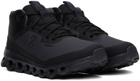 On Black & Gray Cloudroam Waterproof Sneakers