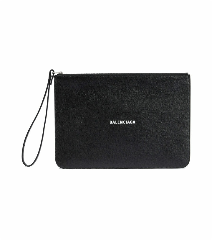 Photo: Balenciaga - Zipped leather pouch