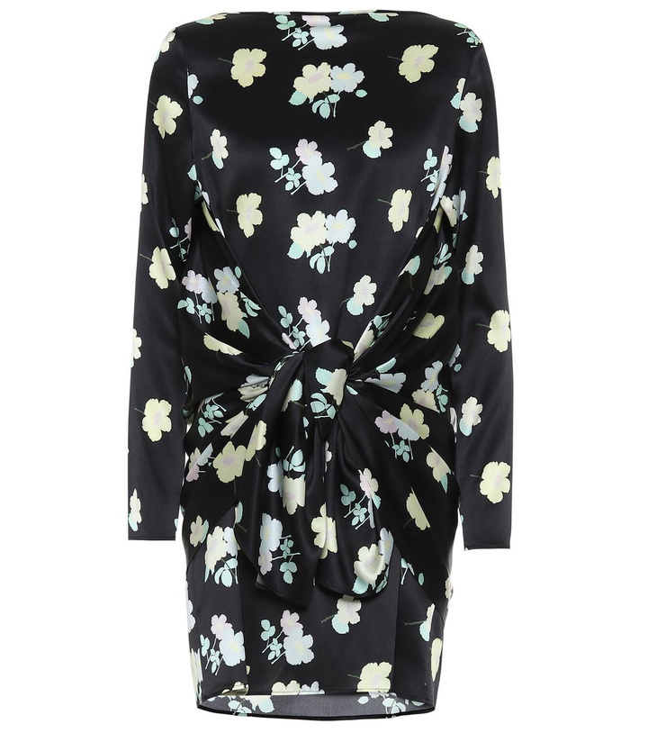 Photo: BERNADETTE Judy floral stretch-silk minidress