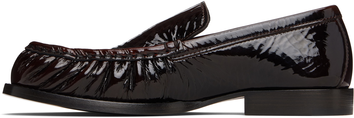 Dries Van Noten Brown Leather Loafers