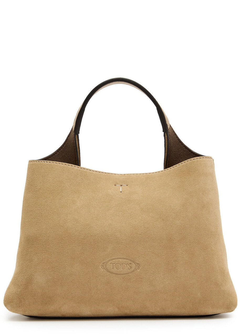 Tods Suede top Handle bag - Tan - One Size