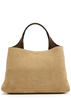 Tods Suede top Handle bag - Tan - One Size