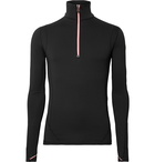 Moncler Grenoble - Lupetto Stretch-Jersey Half-Zip Mid-Layer - Black