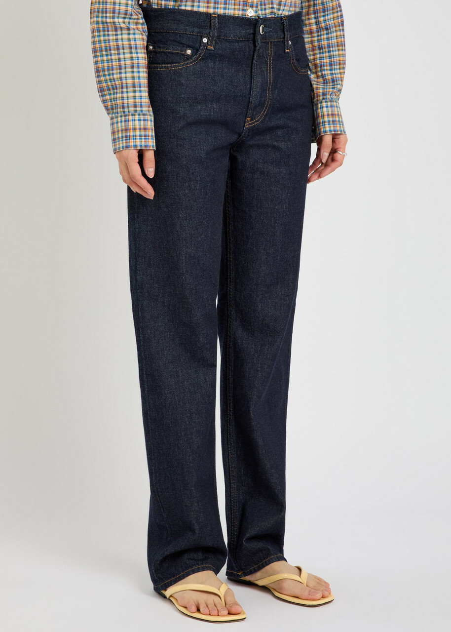Toteme Straight-leg Jeans Dark Blue